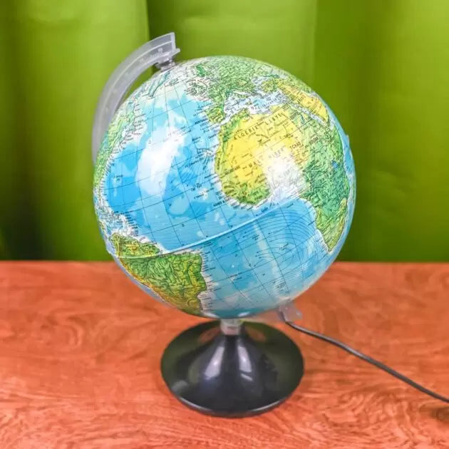 World Map Globe Lamp