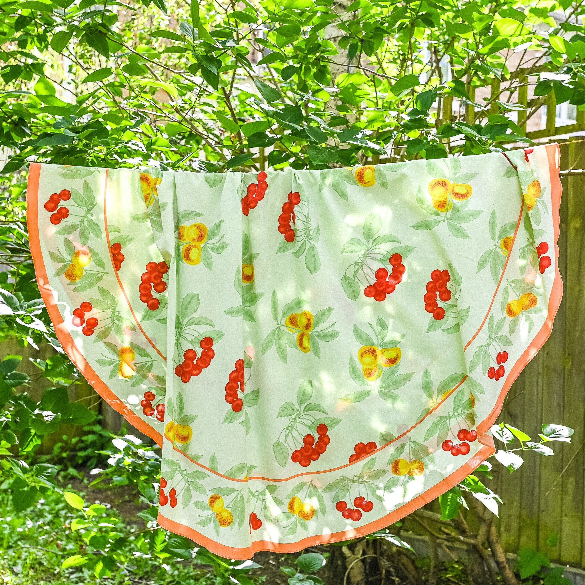 Summer Fruit Cotton Tablecloth