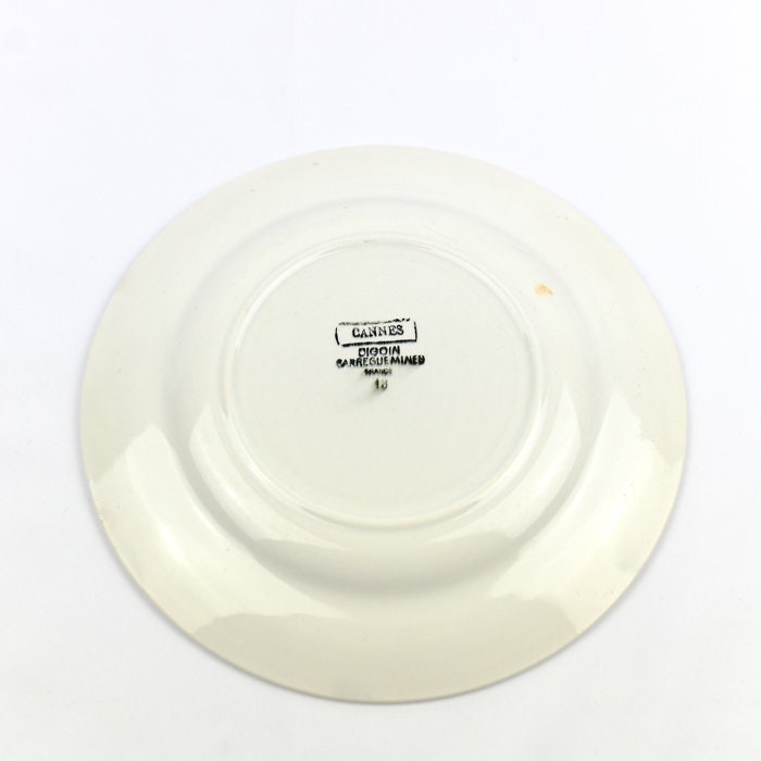 Digoin Plates, "Cannes" Collection, Set of 3