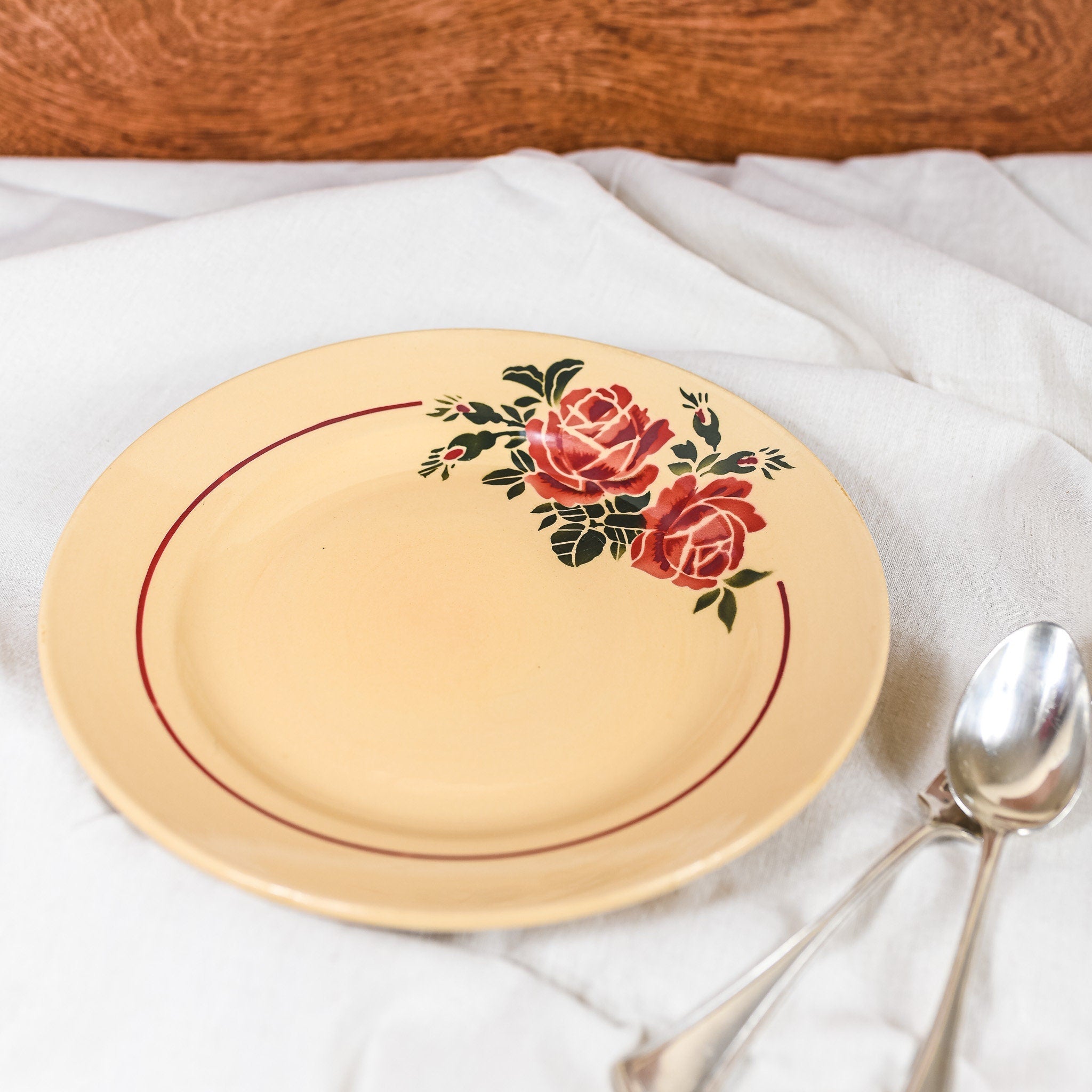 Vintage Dish Floral