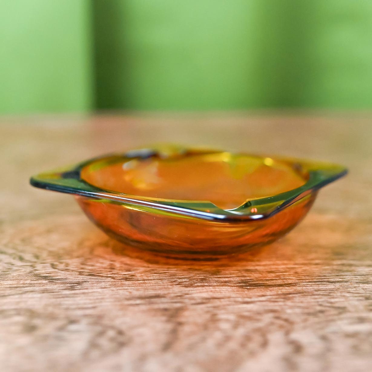 Seventies Amber Ashtray