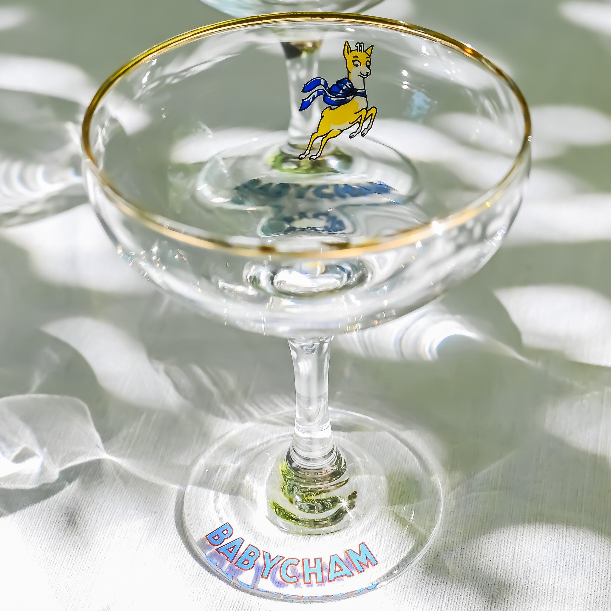 Original 1950s Babycham Glasses, Set of 6