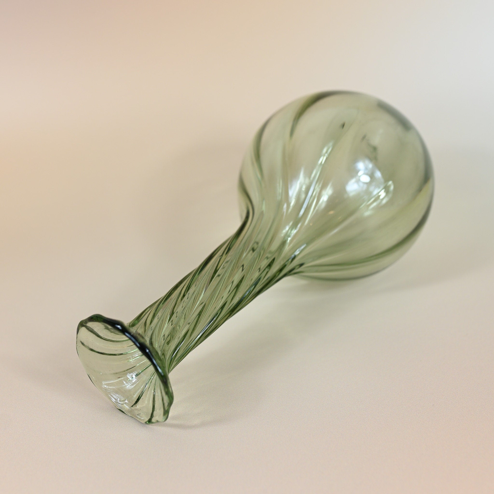 Hand blown Green Vase