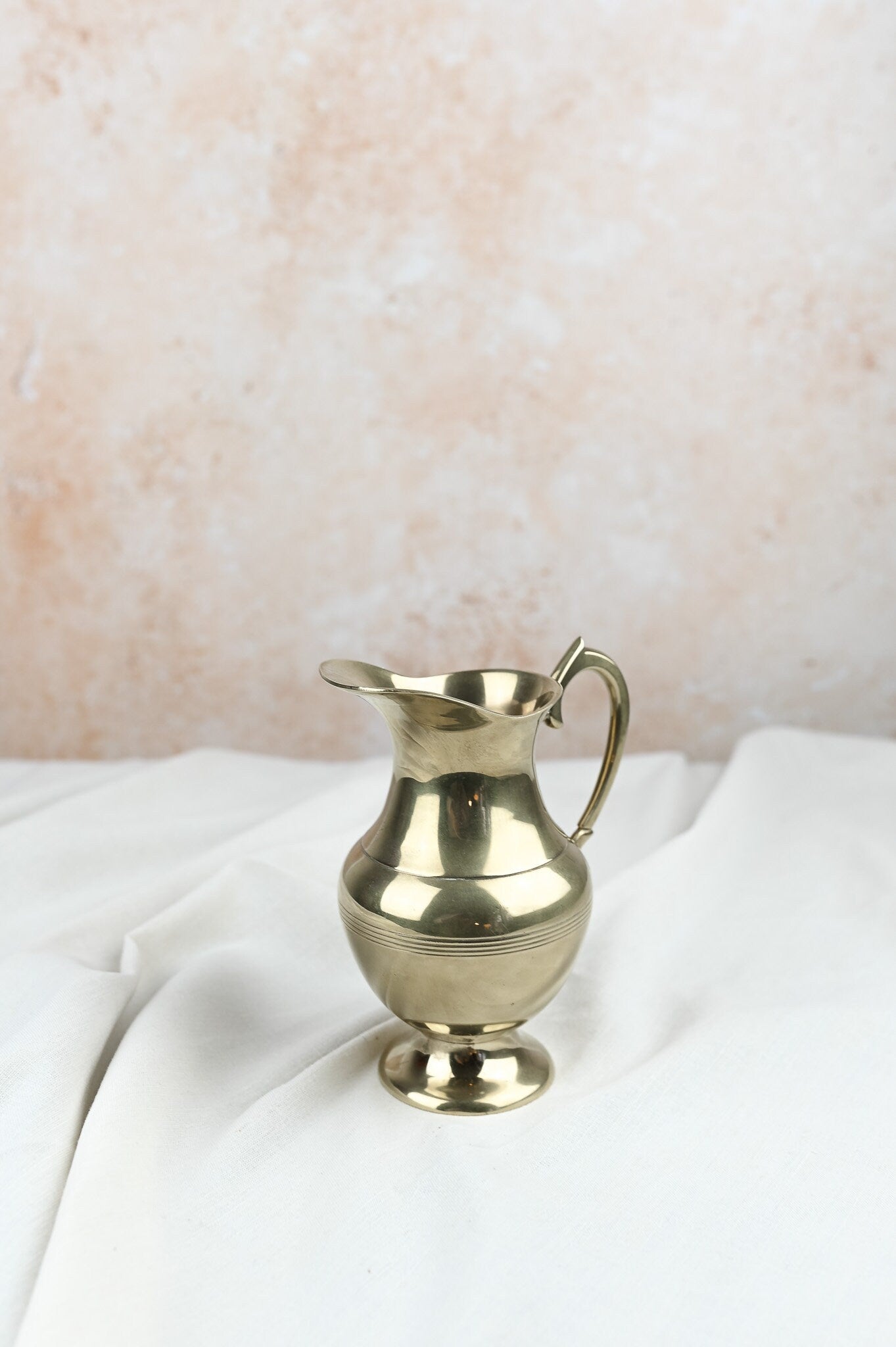 French Brass and Silver Plated Pitcher