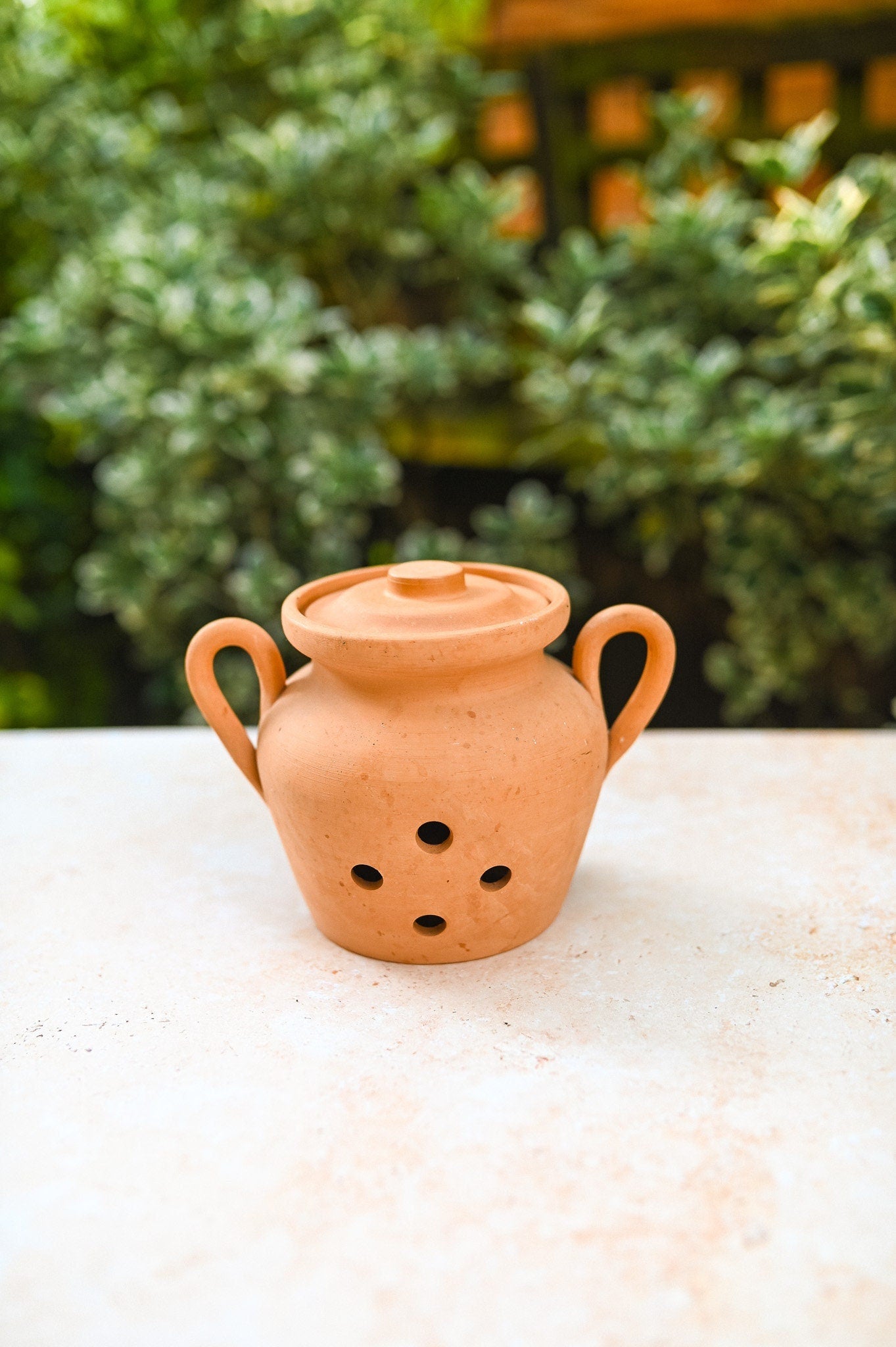 Clay Terracotta Onion Garlic Pots