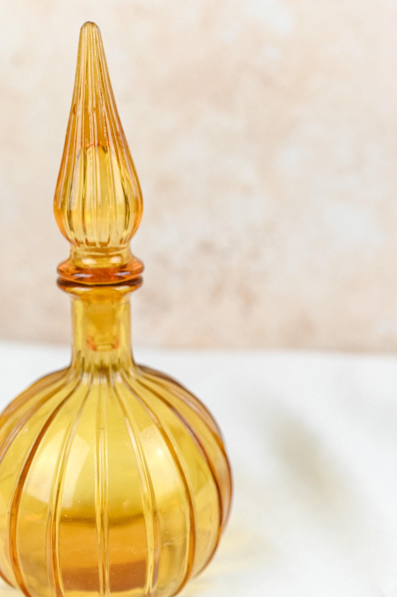 Empoli Amber Glass Bottle