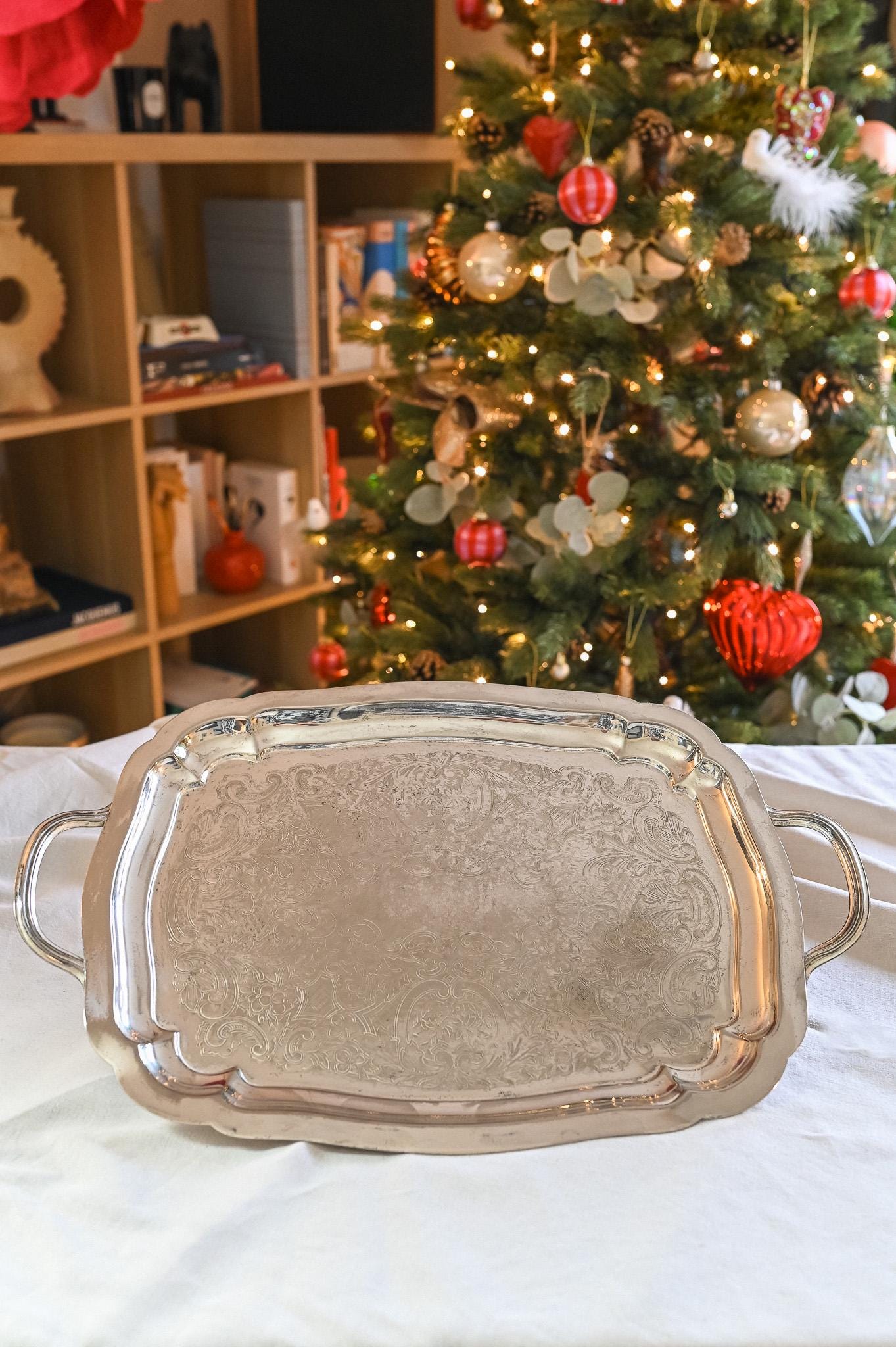 Vintage Silver Plated Tray