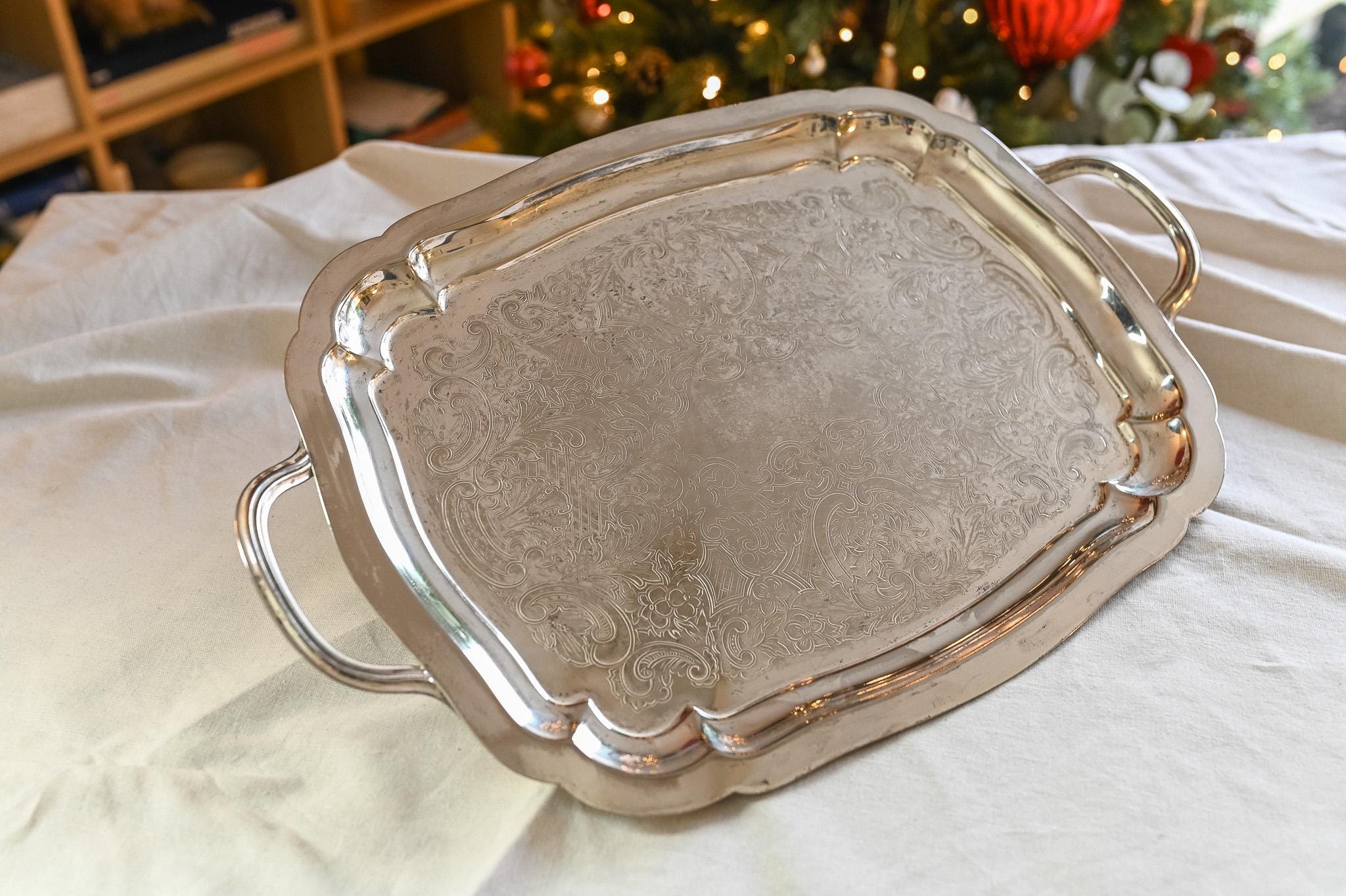 Vintage Silver Plated Tray