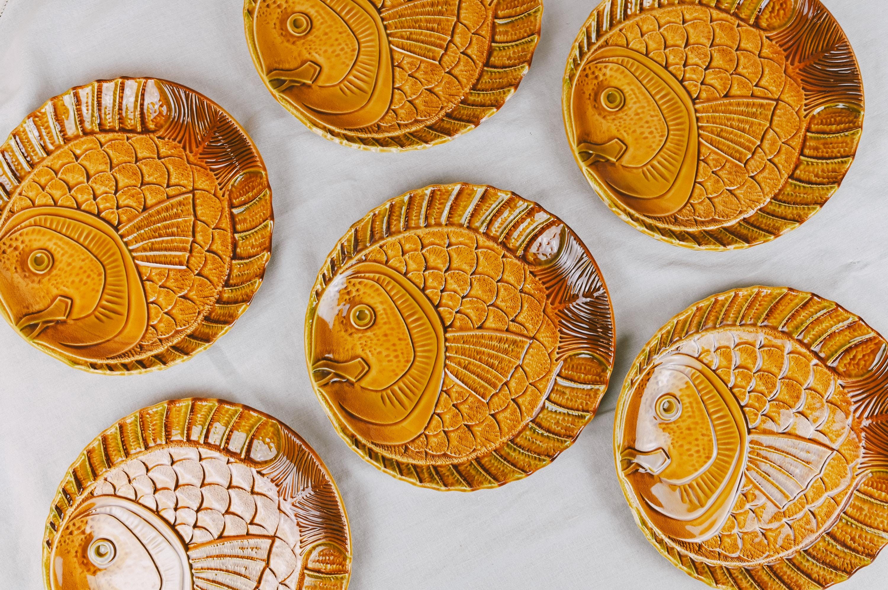 Decorative Fish Plate Sarreguemines