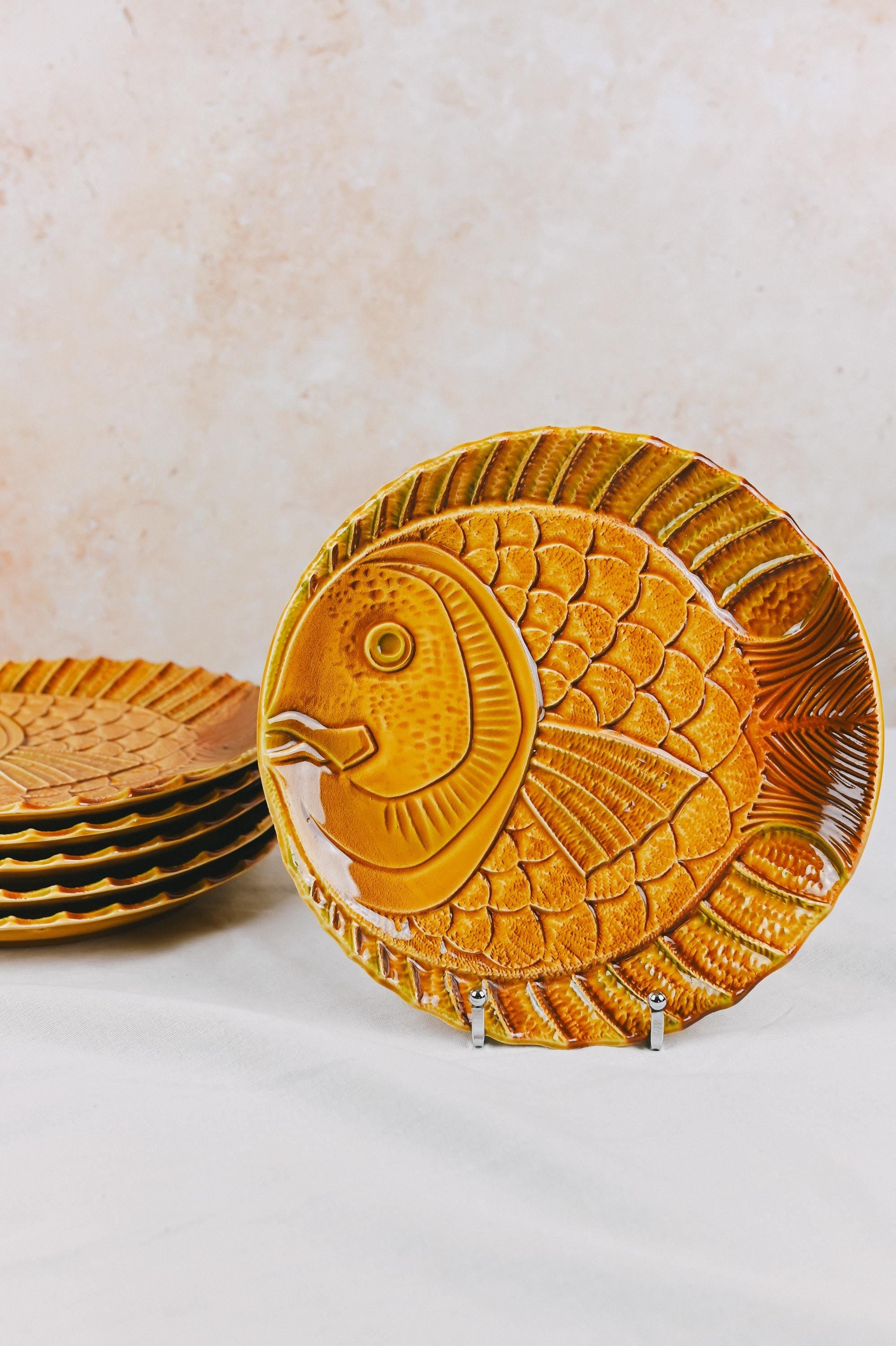 Decorative Fish Plate Sarreguemines