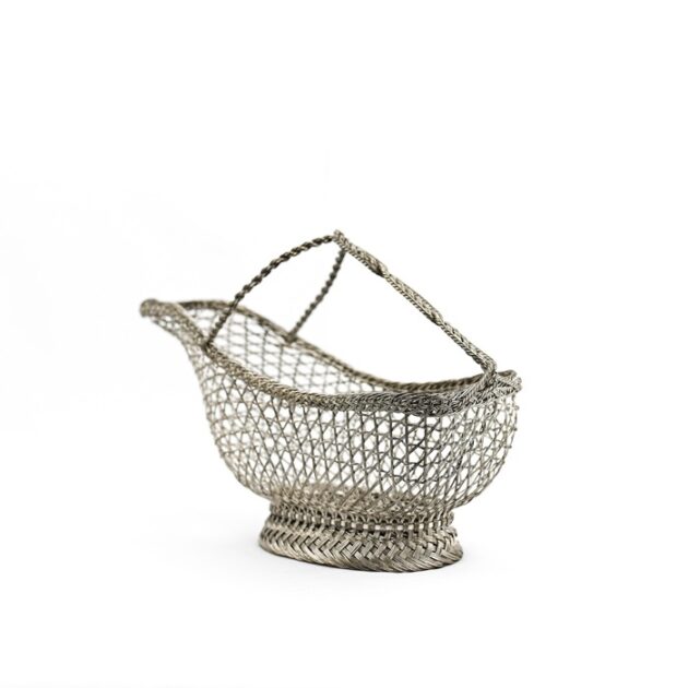 Silver Plated Wine Basket