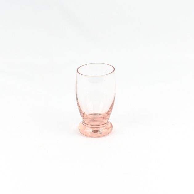 Set of Pink Decanter with 10 glasses